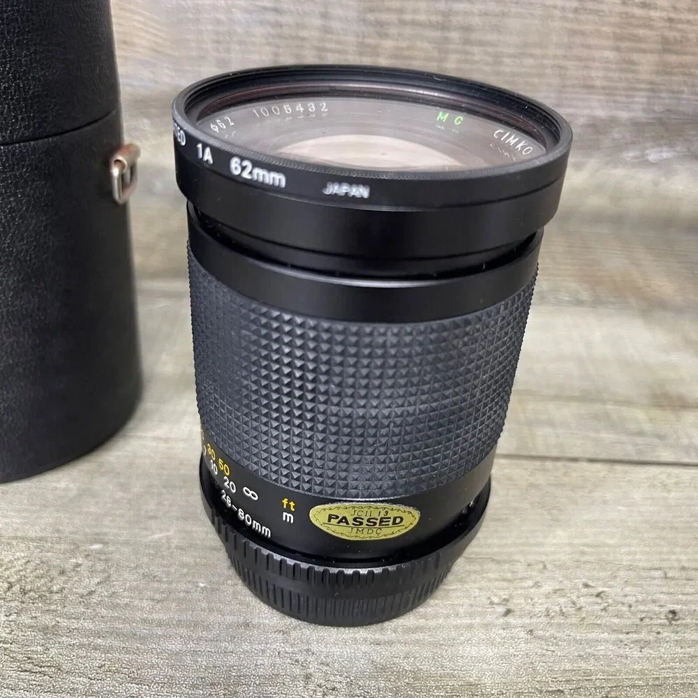 Vivitar C1MKO Mt Series 28-80mm Camera Lens Untested As Is